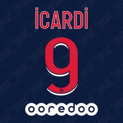 Icardi 9 (Official PSG 2020/21 Home Ligue 1 Name and Numbering)